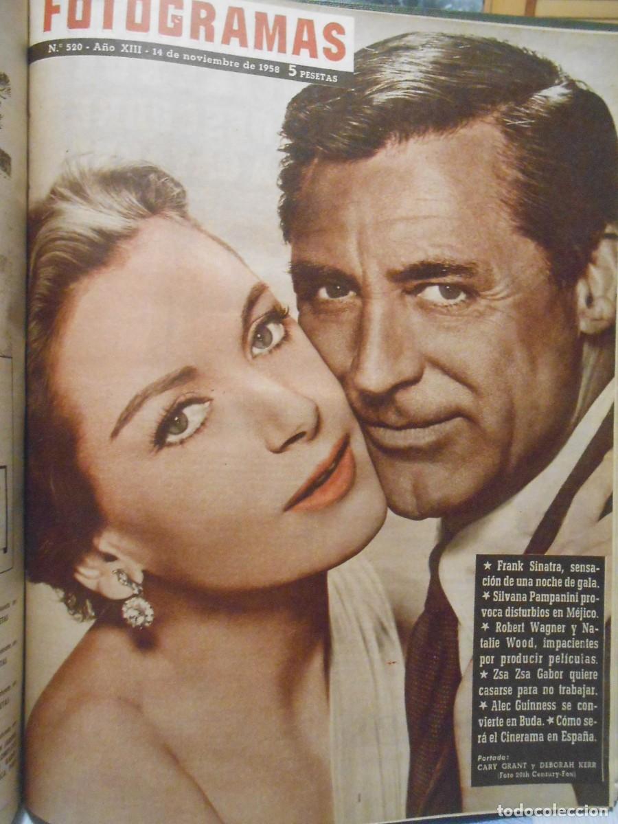 Cine: FOTOGRAMAS 1958 - 1 TOMO N&ordm;S. 501 a 526 - JULIO A DICIEMBRE
