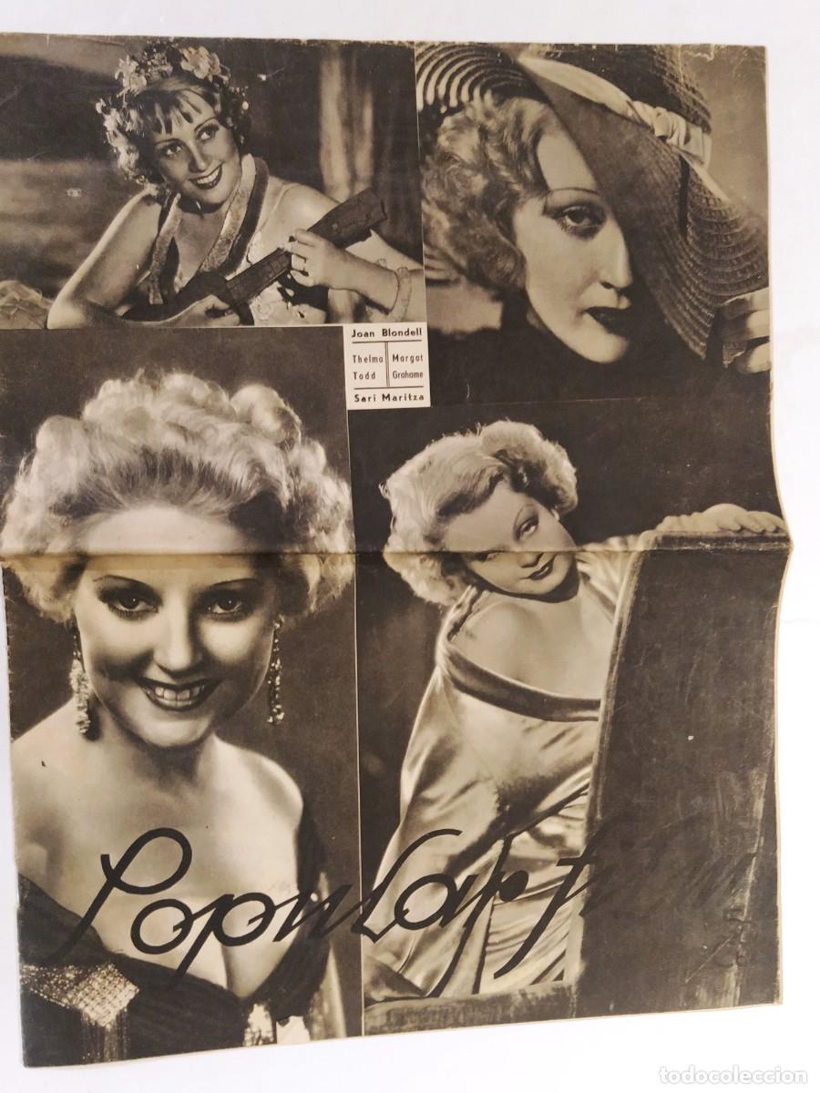 Cine: GUERRA CIVIL - CINE - POPULAR FILM - NUMERO 552 A&Ntilde;O 1937 - REVISTA ANTIGUA -VER FOTOS