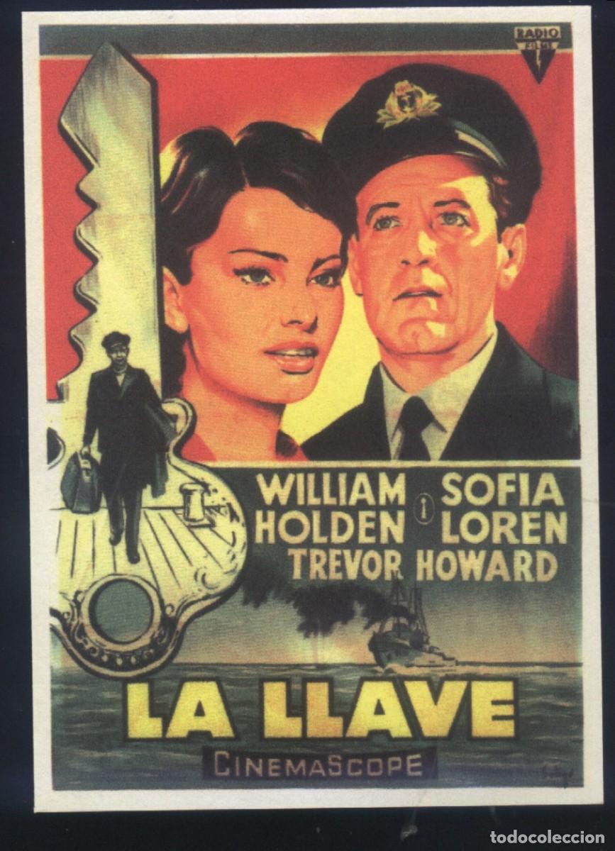 Cine: Q-10762- LA LLAVE (The Key) (SOLIG&Oacute;) WILLIAM HOLDEM - SOFIA LOREN