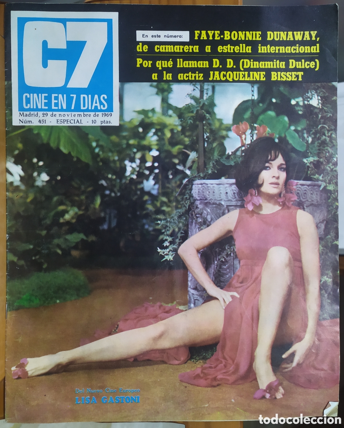 Cine: C7 - Revista Cine en 7 d&iacute;as n&deg; 451 Especial - Madrid, 29 de noviembre de 1969