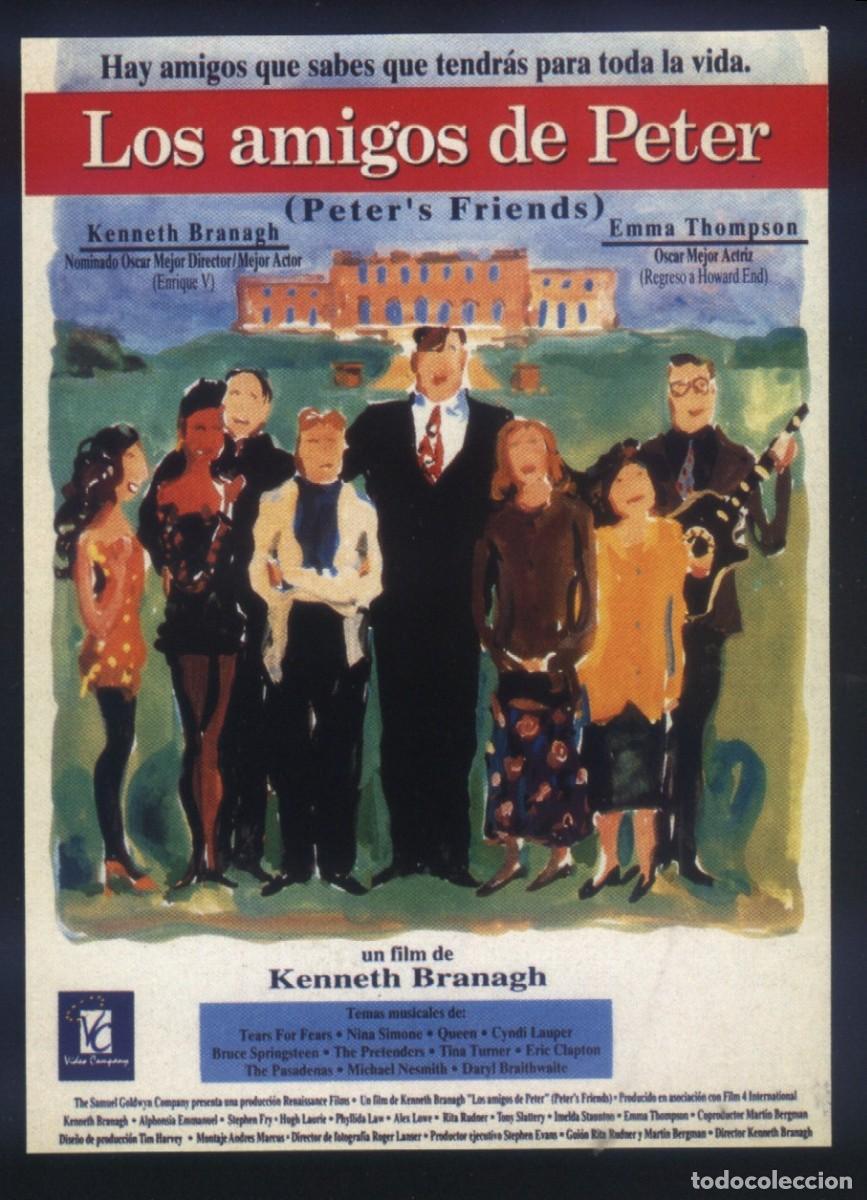 Cine: S-12037- LOS AMIGOS DE PETER (Peter's Friends) (FICHA T&Eacute;CNICA) Emma Thompson - Hugh Laurie