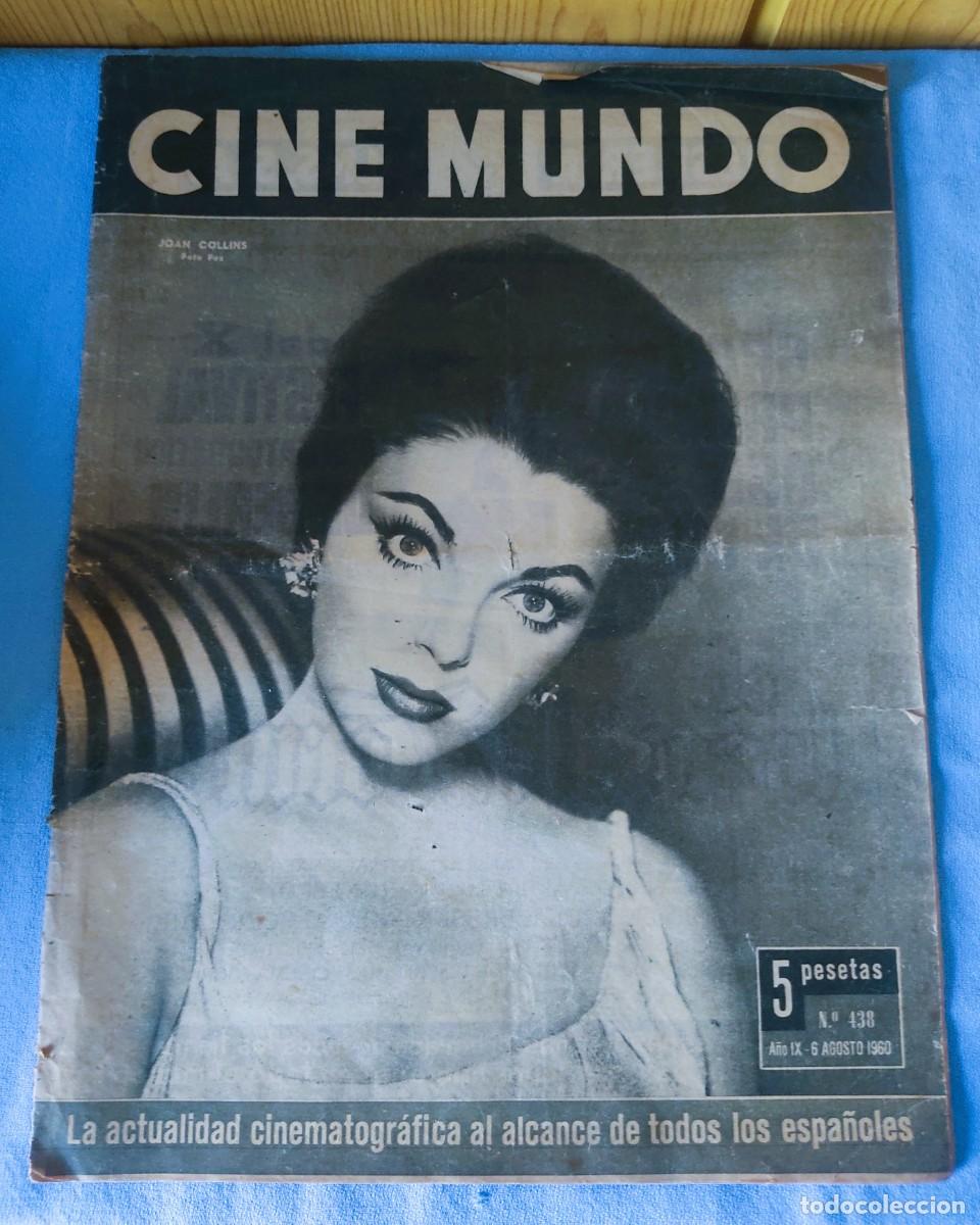 Cine: CINE MUNDO N&ordm; 438 PORTADA JOAN COLLINS A&Ntilde;O 1960