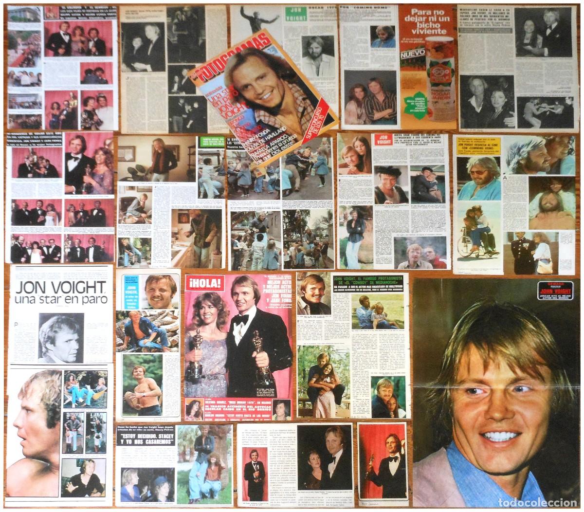 Cine: JON VOIGHT colecci&oacute;n de prensa 1970s/1980s spain clippings poster photos Midnight Cowboy actor