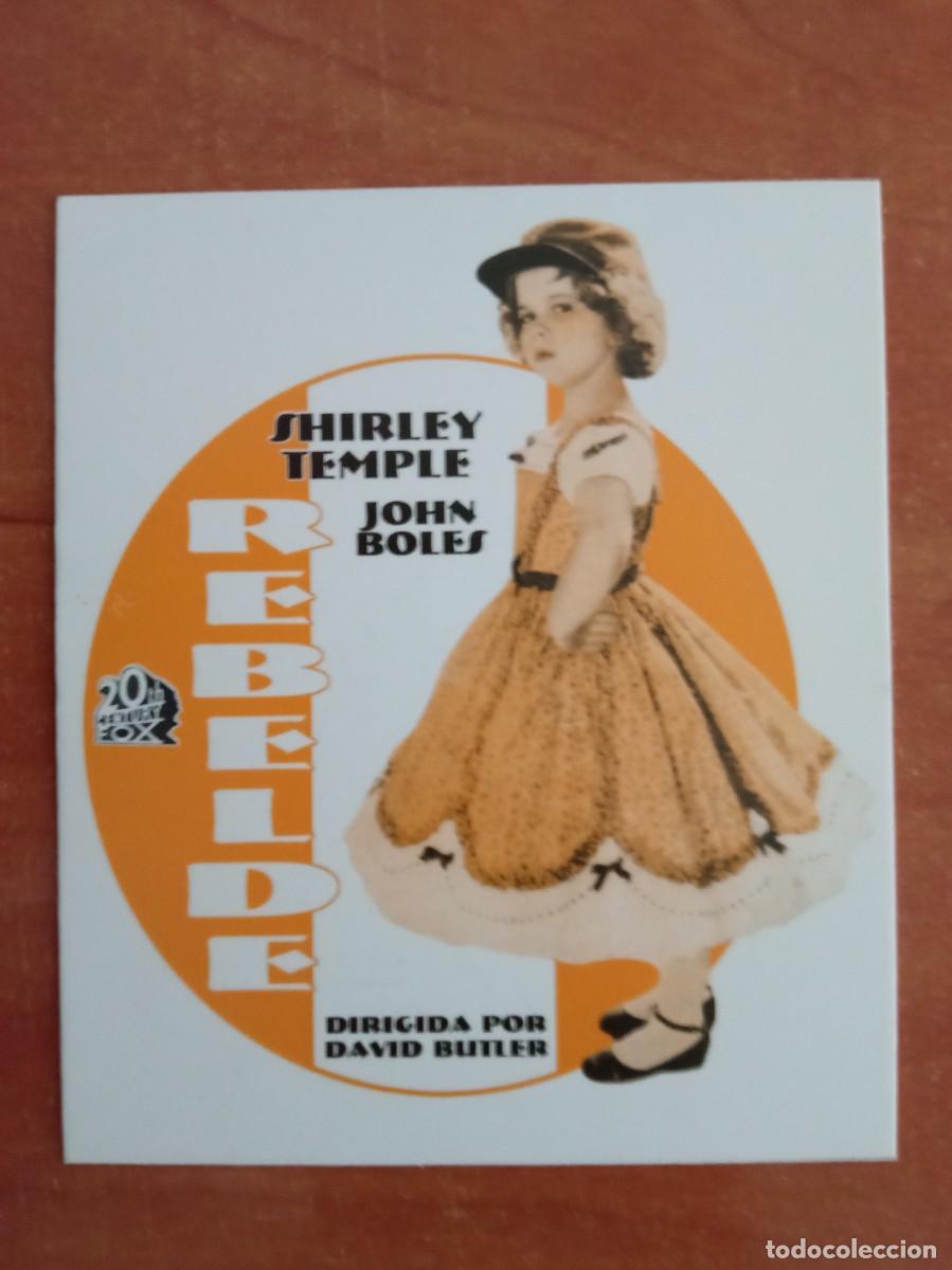 Cine: REBELDE, SHIRLEY TEMPLE, FACSIMIL ACARTONADO SIN TROQUELAR