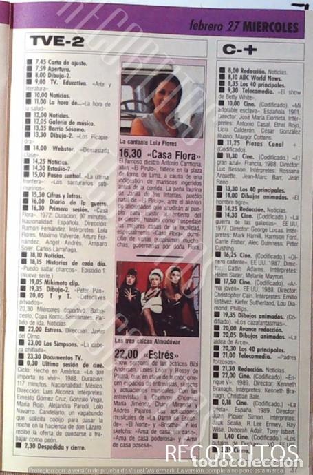 Cine: casa flora lola flores camaron bibi andersen loles leon rossy de palma robert urich centurions anim