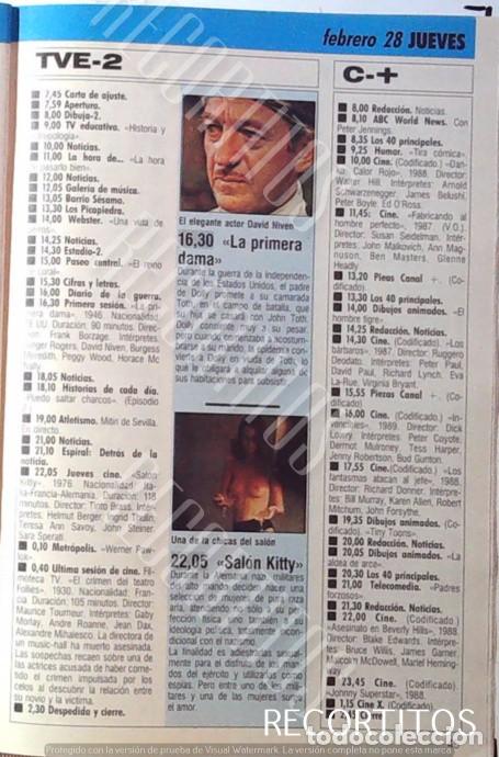 Cine: bruce lee cinturon negro maria jose goyanes david niven salon kitty