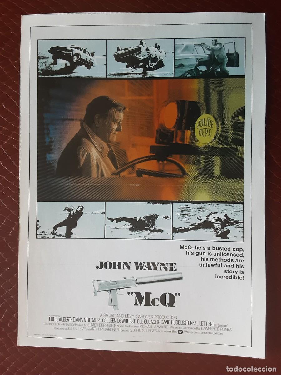 Cine: McQ, JOHN WAYNE, IMPRESO EN LOS A&Ntilde;OS 2000
