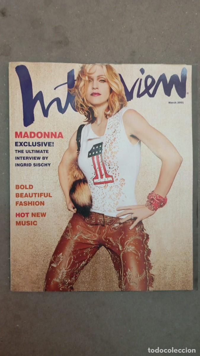 Cine: Interview magazine-Madonna-march,2001