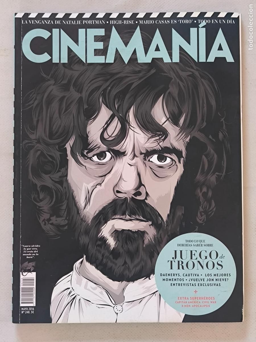 Cine: CINEMANIA N&ordm; 248 - MAYO 2016 - JUEGO DE TRONOS (B)