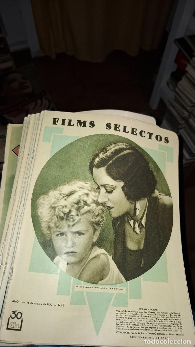 Cine: Films selectos. Revistas. Num. 3,5,6,7,9,10,11,12,13,14,15,17,24,27,31,32,33,71,72