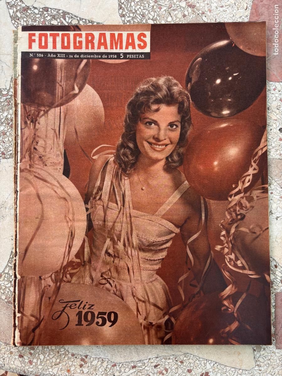 Cine: FOTOGRAMAS N&ordm; 526 A&Ntilde;O 1958. CLAUDETTE COLBERT. AVA GARDNER. JOSELITO JIMENEZ.
