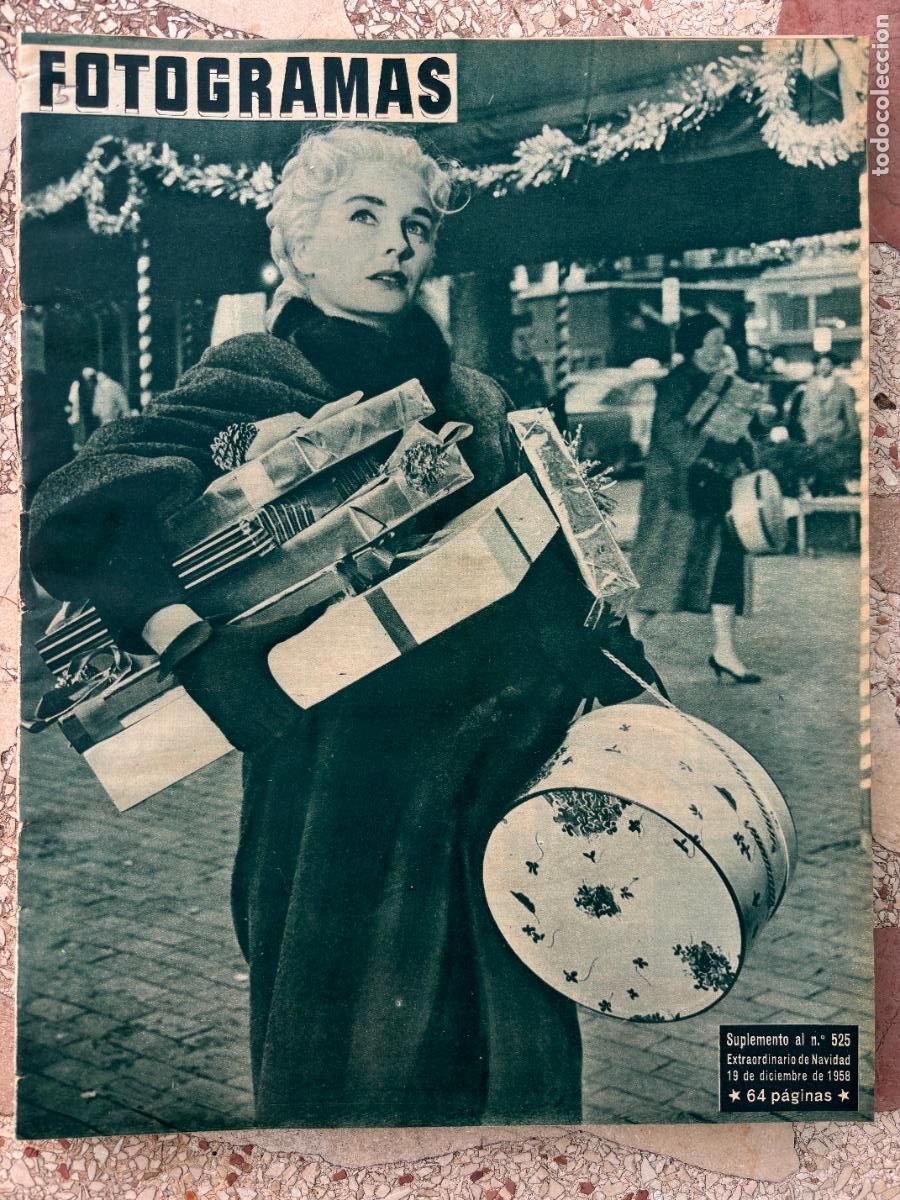 Cine: FOTOGRAMAS SUPLEMENTO AL N&ordm; 525 A&Ntilde;O 1958. ELISENDA DE MONTCADA. JEAN-LOUIS BARRAULT.
