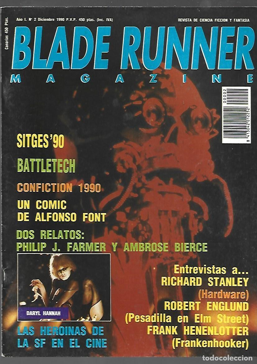 Cine: Blade runner magazine, 2, 1990, Jaime Rosal, buen estado. Caja DA
