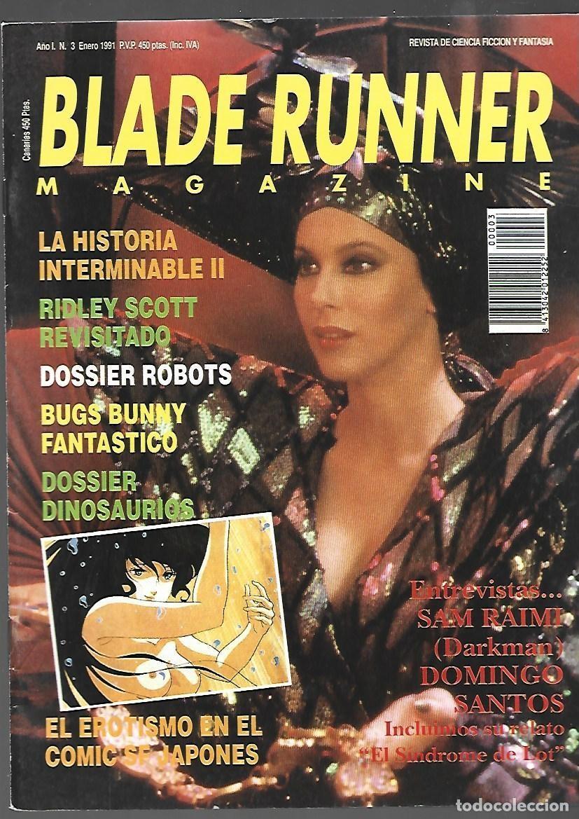 Cine: Blade runner magazine, 3, 1991, Jaime Rosal, buen estado. Caja DA