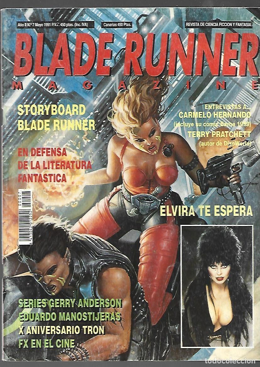 Cine: Blade runner magazine, 7, 1991, Jaime Rosal, buen estado. Caja DA