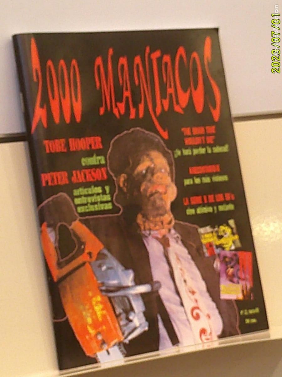 Cine: 2000 MANIACOS N&ordm; 12 MARZO 1993 TOBE HOOPER CONTRA PETER JACKSON