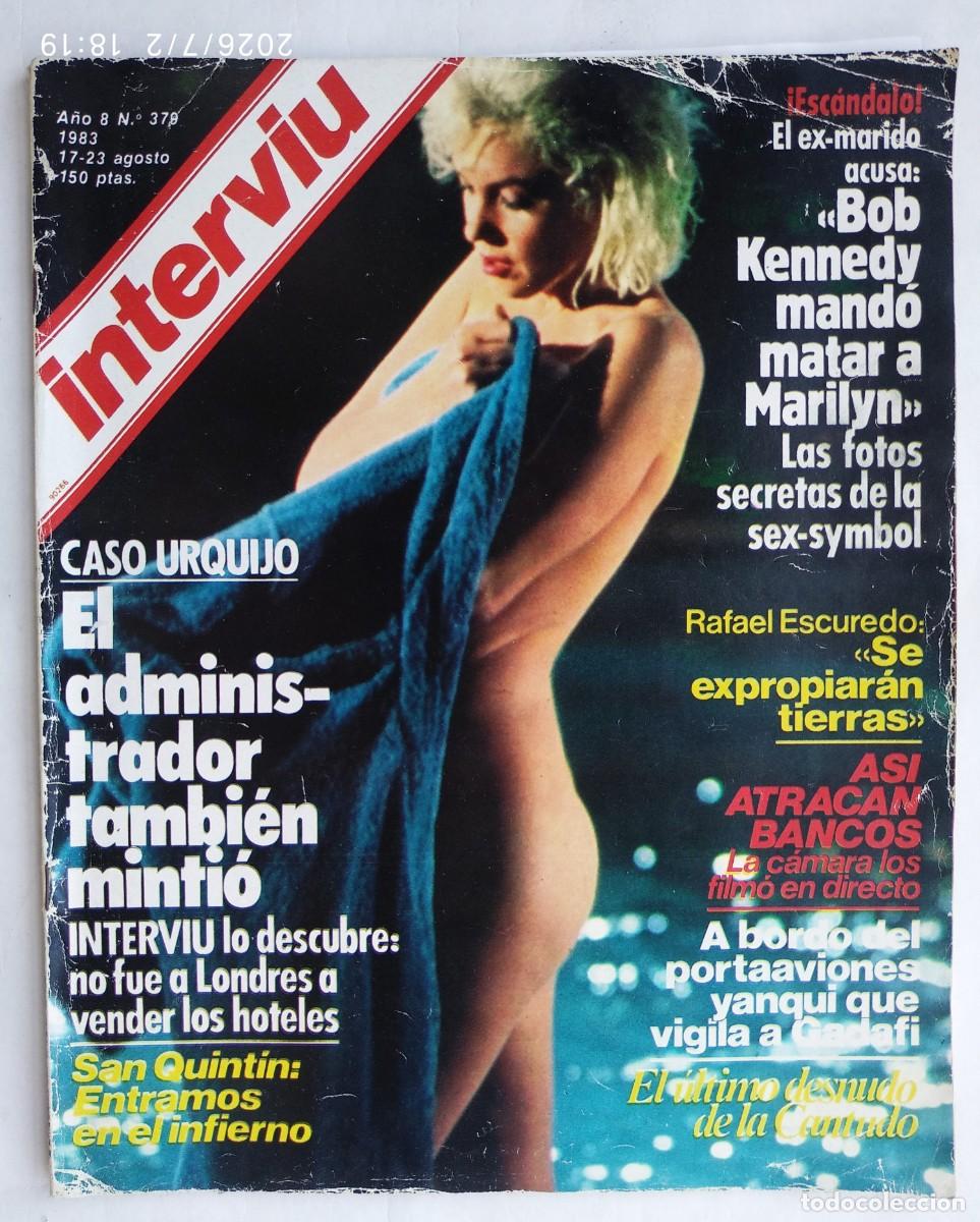Cine: MARILYN MONROE. BU&Ntilde;UEL. REVISTA INTERV&Iacute;U 1983.