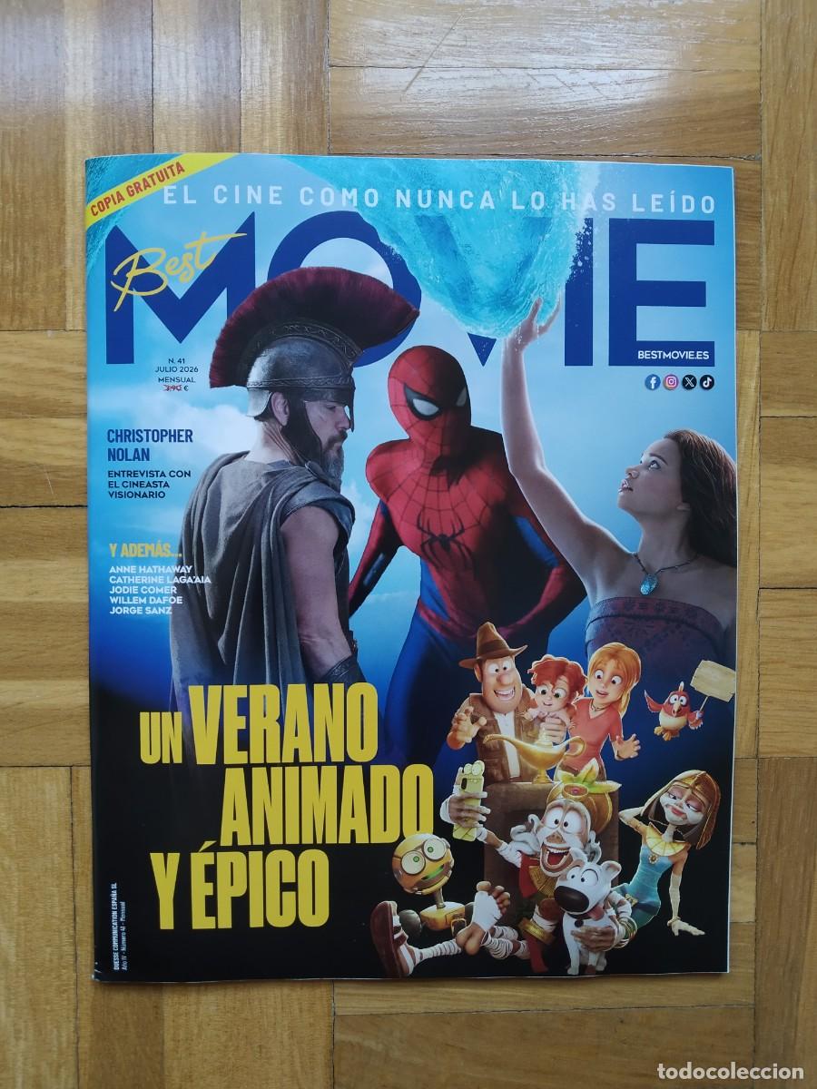 Cine: REVISTA BEST MOVIE 41 ET EL EXTRATERRESTRE RESIDENT EVIL MINIONS LA ODISEA ROBIN HOOD JORGE SANZ VER