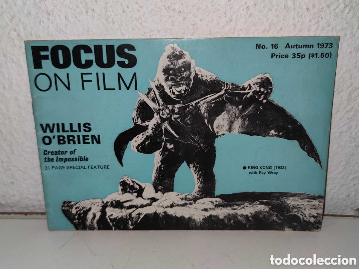 Cine: Libro - Focus on film 16 - 1973 - King Kong (1933) - Willis O'Brien - Importacion