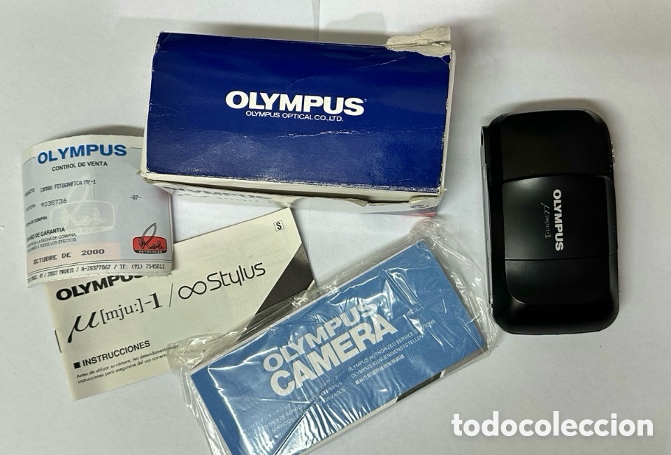 Cinema: C&aacute;mara Olympus Mju-1 / Stylus como nuevo con su caja -La c&aacute;mara