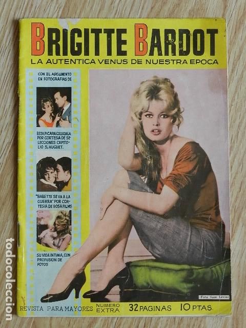 Cine: BRIGITTE BARDOT La aut&eacute;ntica venus de nuestra &eacute;poca NUMERO EXTRA Cinecolor a&ntilde;os 50
