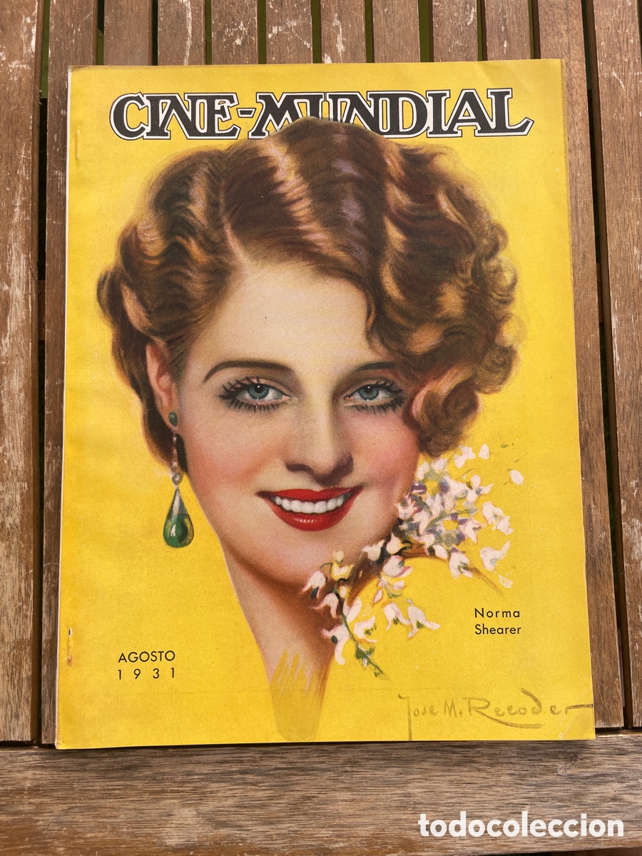 Cinema: Cine mundial. Agosto de 1931. Volumen XVI, n&uacute;mero 8
