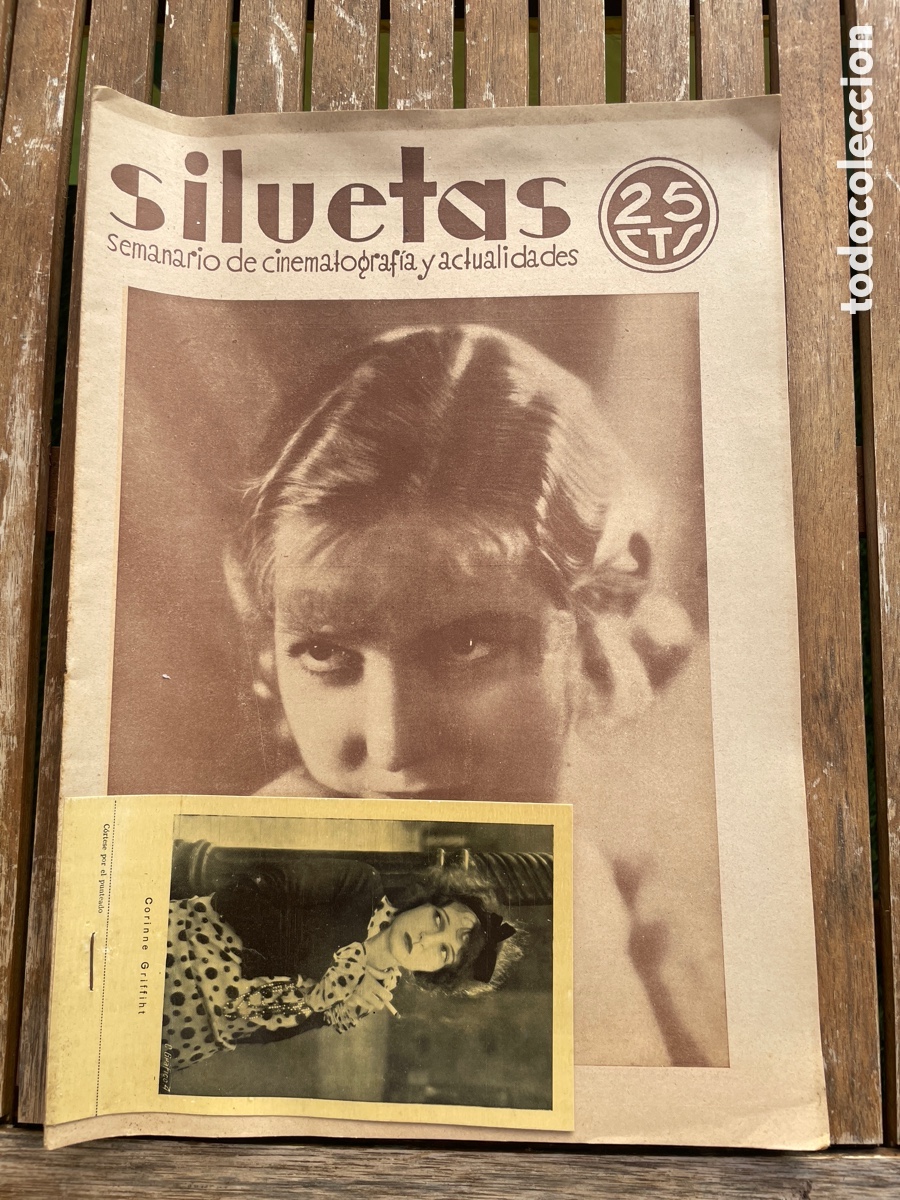 Kino: Siluetas. Semanario cinematogr&aacute;fico. Abril de 1930. N&uacute;mero 15.