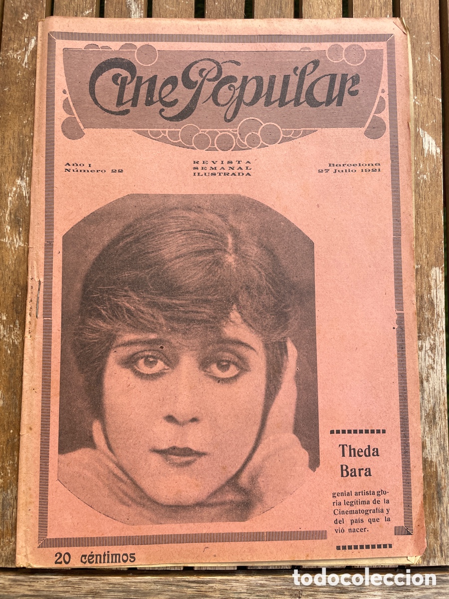 Cinema: Cine Popular. 27 de julio de 1921. N&uacute;mero 22.