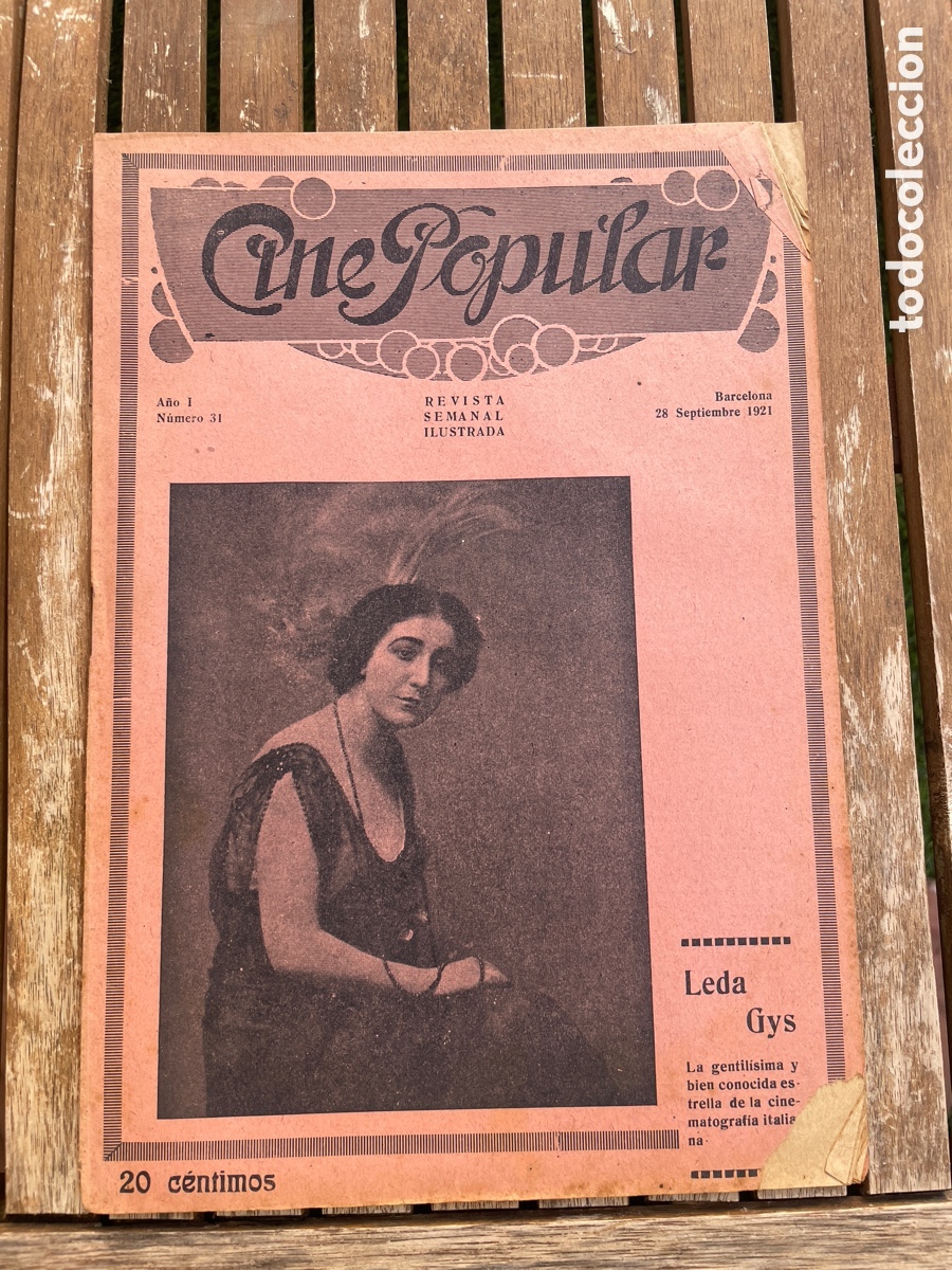 Kino: Cine popular. 28 de septiembre de 1921. N&uacute;mero 31.
