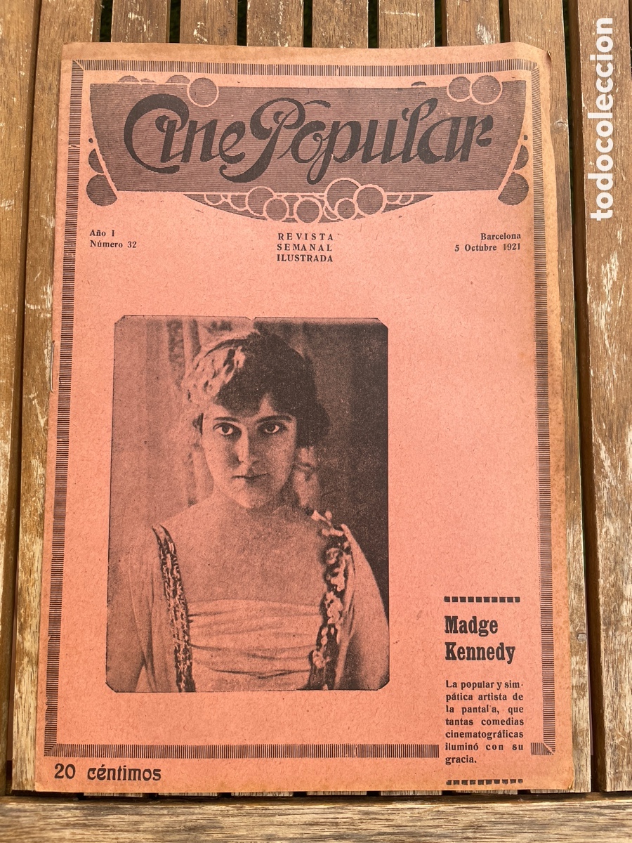 Kino: Cine Popular. 5 de octubre de 1921. N&uacute;mero 32.