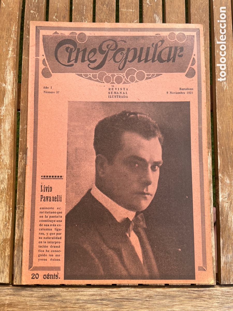 Kino: Cine Popular. 9 de noviembre de 1921. N&uacute;mero 37.