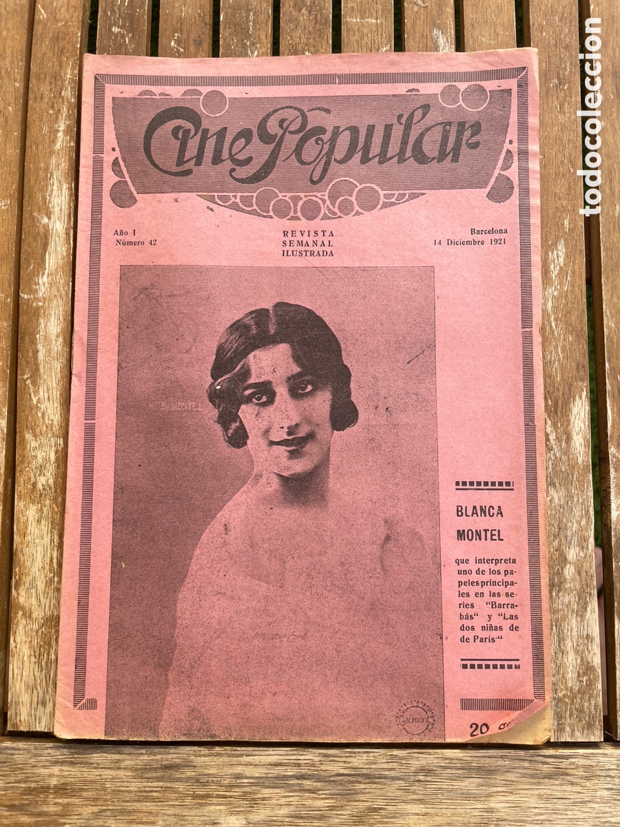 Cinema: Cine Popular. 14 de diciembre de 1921. N&uacute;mero 42.