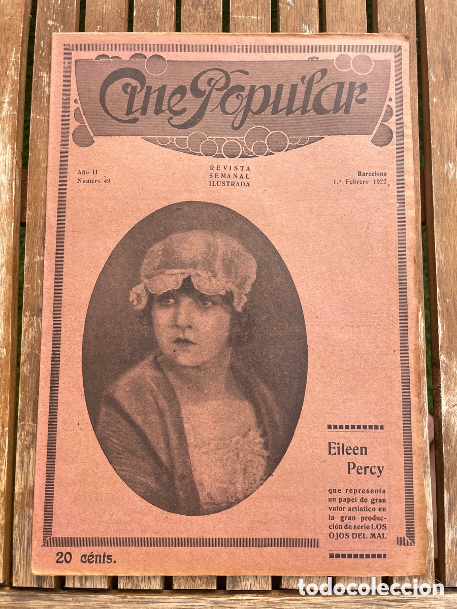 Cinema: Cine Popular. 1 de febrero de 1922. N&uacute;mero 49.