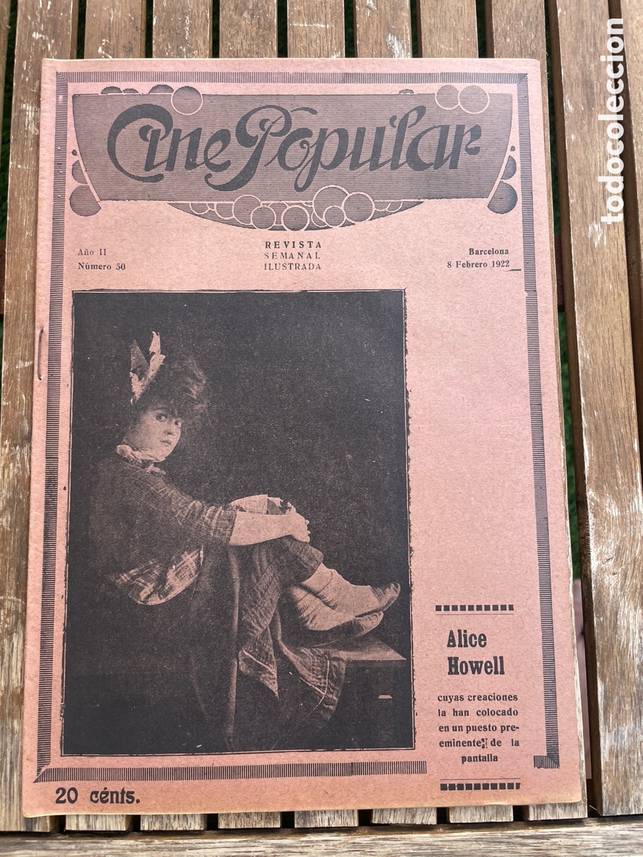 Cine: Cine Popular. 5 de febrero de 1922. N&uacute;mero 50.