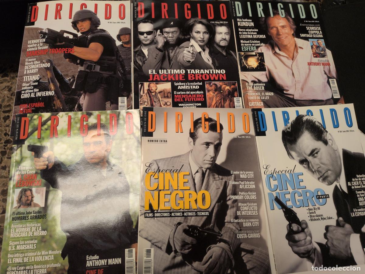 Cinema: Lote de 11 revistas Dirigido. A&ntilde;o 1998 completo ( n&ordm; 264-274) -