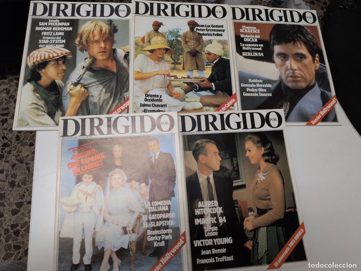 Cinema: Lote de 10 revistas Dirigido. A&ntilde;o 1984 completo ( n&ordm; 111-120) -