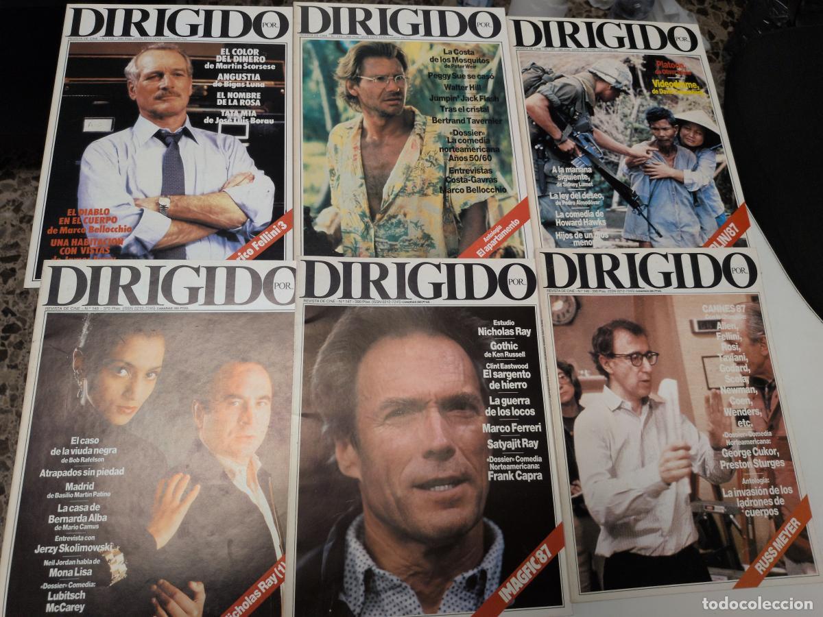 Cinema: Lote de 11 revistas Dirigido. A&ntilde;o 1987 completo (n&ordm; 143-153) -
