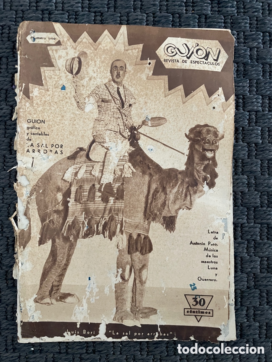 Cinema: Gui&oacute;n. Revista de espect&aacute;culos. N&uacute;mero 1.