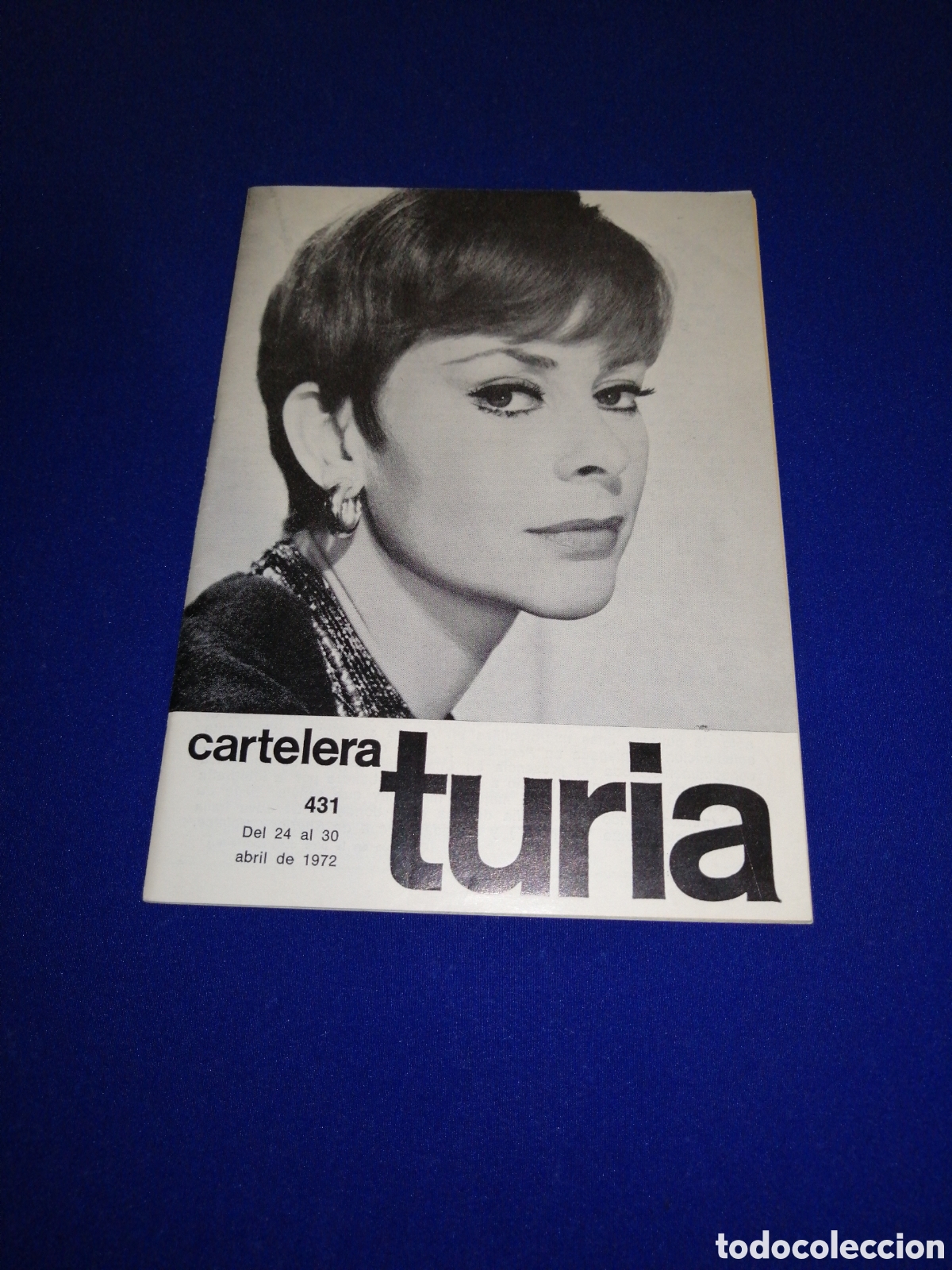 Cinema: CARTELERA TURIA N&Uacute;MERO 431 PORTADA GENEVIEVE PAGE