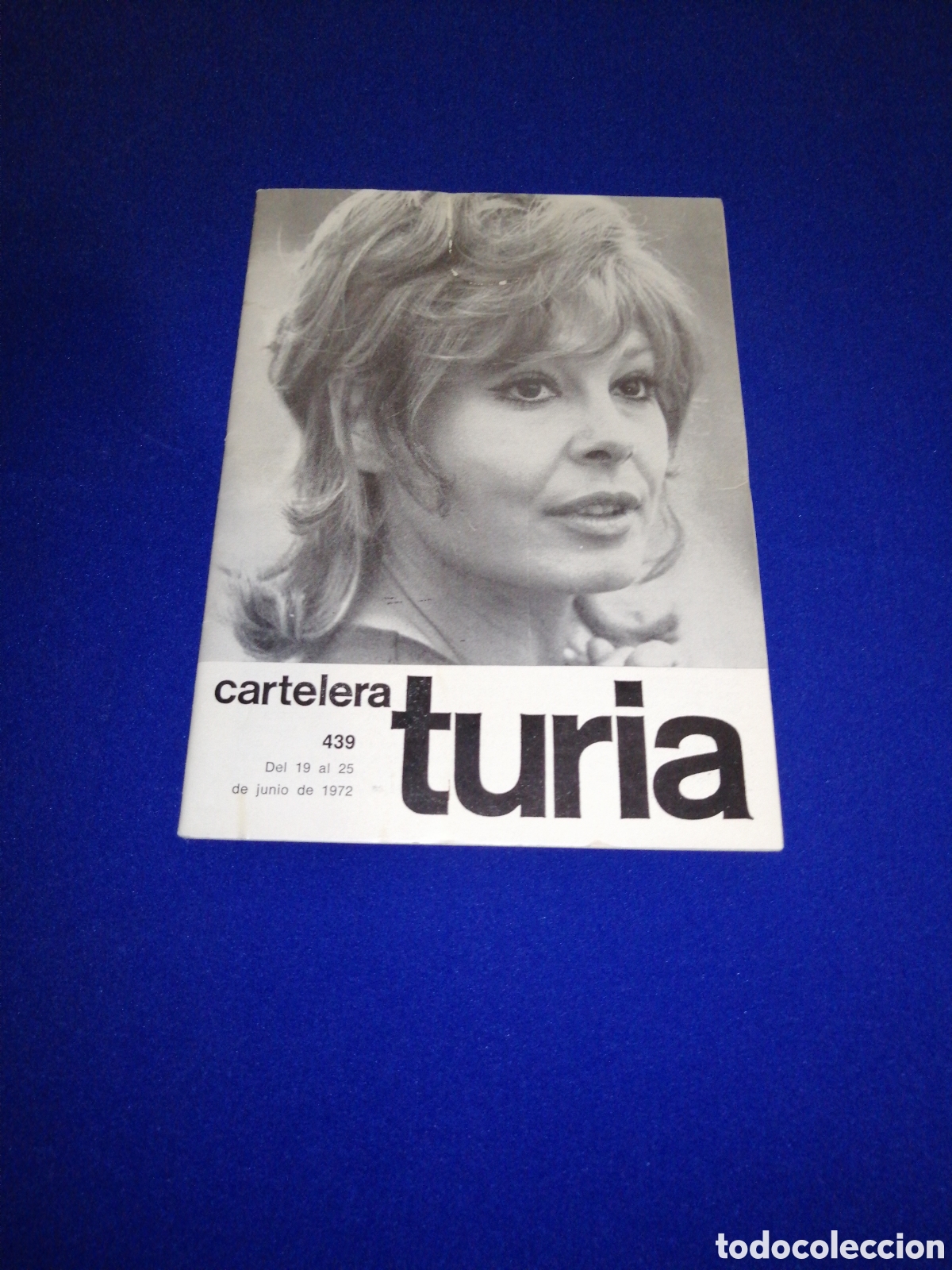 Cinema: CARTELERA TURIA N&Uacute;MERO 439 PORTADA LAURA VALENZUELA