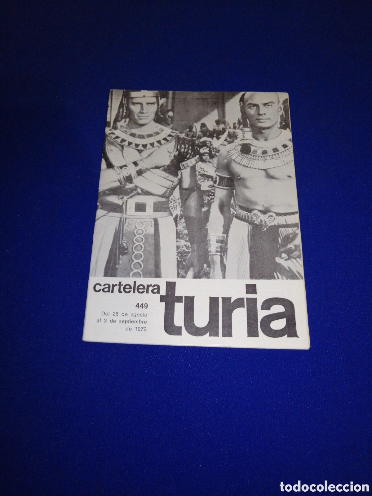 Cinema: CARTELERA TURIA N&Uacute;MERO 449 CHARLON HESTON - YUL BRYNNER