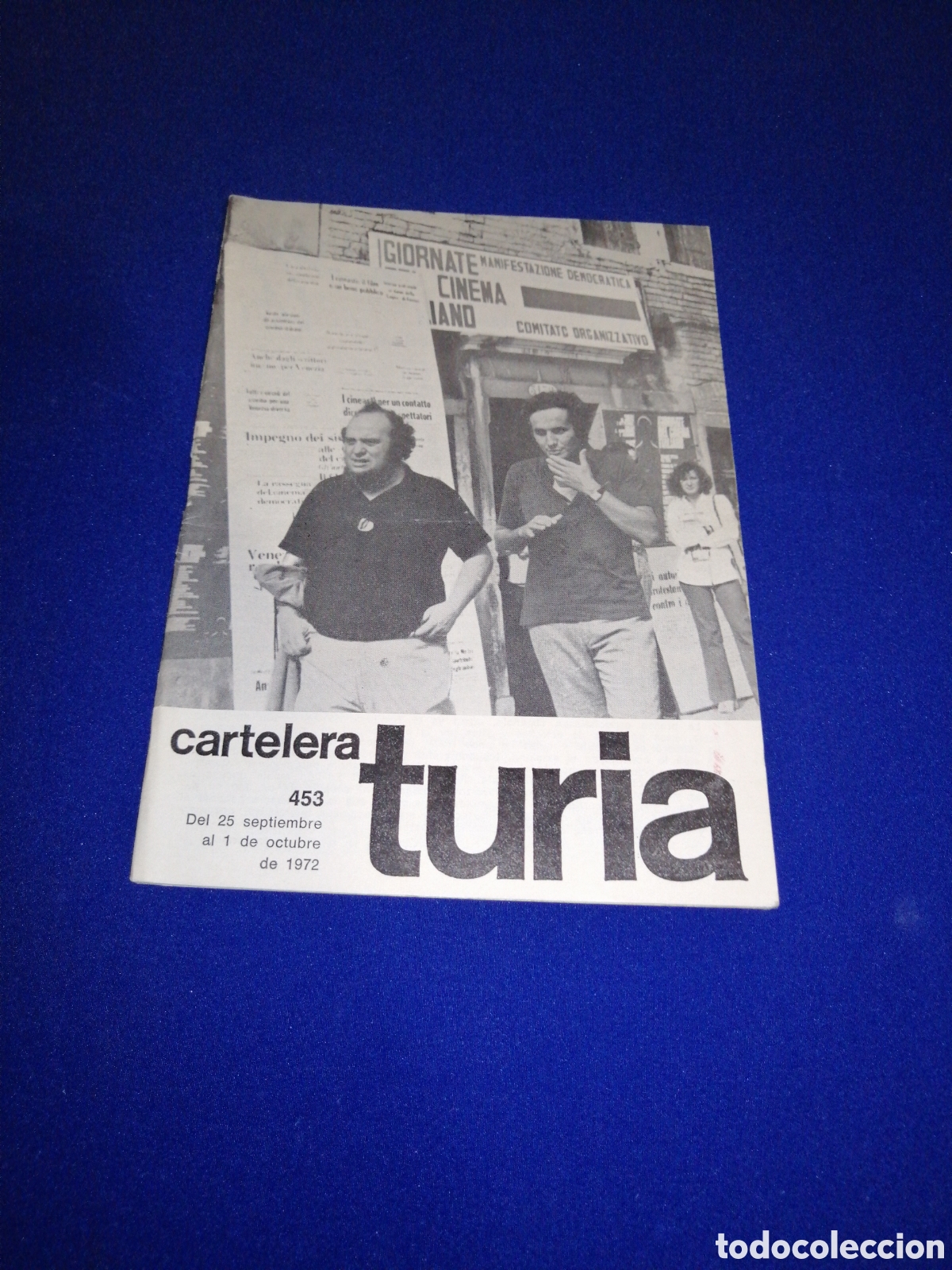 Cinema: CARTELERA TURIA N&Uacute;MERO 453 PORTADA VENECIA 33 MOSTR&Aacute; Y CONTRAFESTIVAL