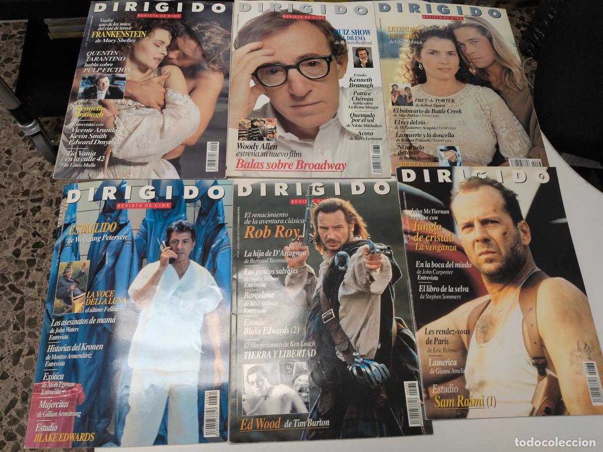 Cine: Lote de 11 revistas Dirigido. A&ntilde;o 1995 completo ( n&ordm; 231-241) -
