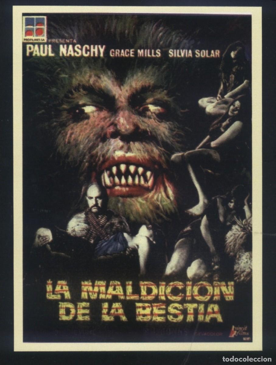 Cine: Q-12041- La maldici&oacute;n de la bestia (Paul Naschy - Silvia Solar - Luis Induni)