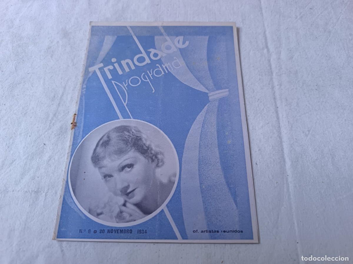 Kino: Antigua Revista Portuguesa, de cine, 1934, gu&iacute;a y programa de pel&iacute;cula