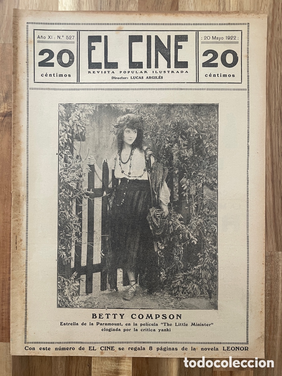 Kino: El cine. Revista popular ilustrada. 20 de mayo de 1922. N&uacute;mero 527.
