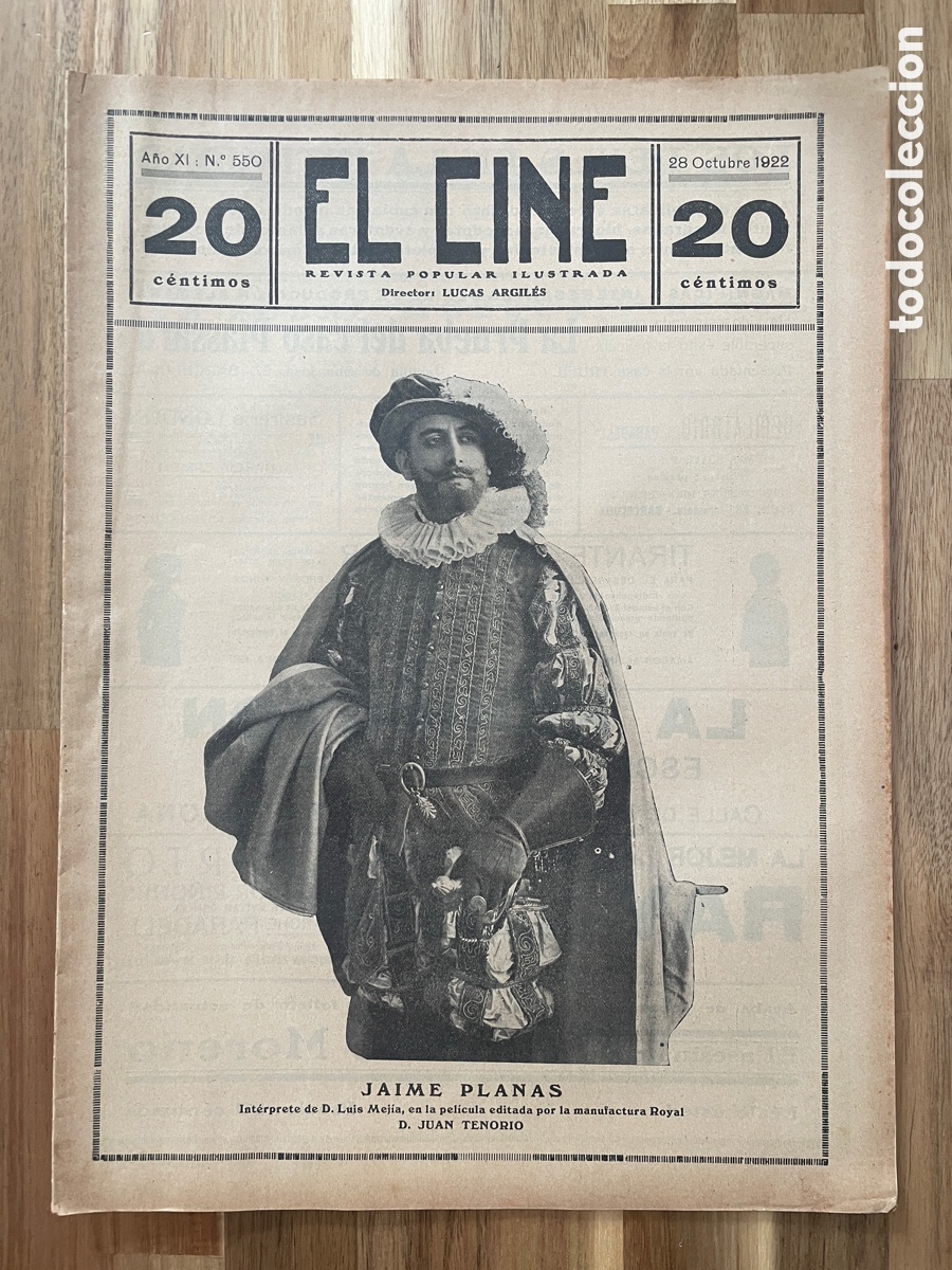 Kino: El cine. Revista popular ilustrada. 28 de octubre de 1922. N&uacute;mero 550.