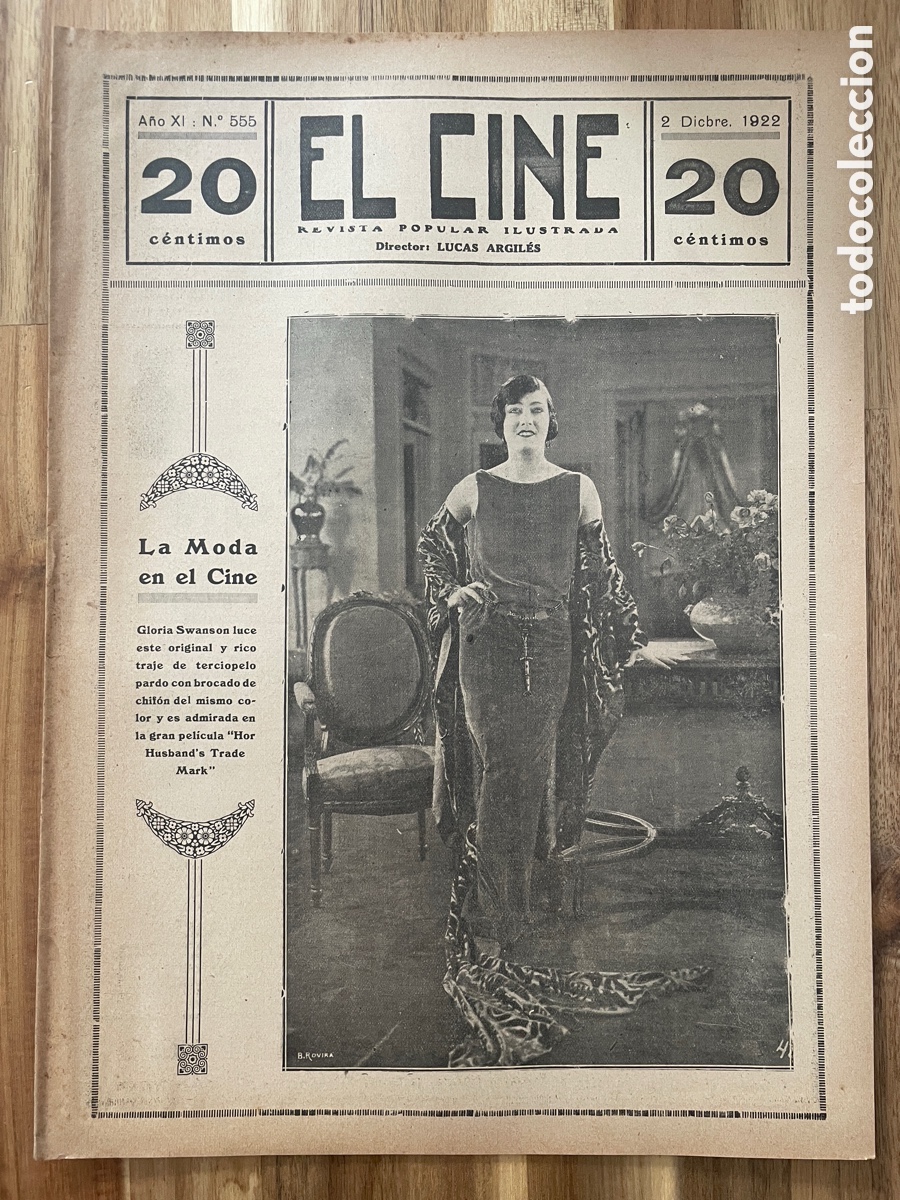 Kino: El cine. Revista popular ilustrada. 2 de diciembre de 1922. N&uacute;mero 555.