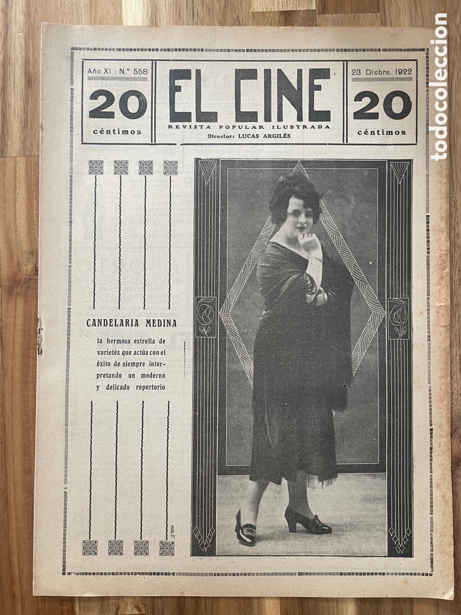 Cinema: El cine. Revista popular ilustrada. 23 de diciembre de 1922. N&uacute;mero 558.