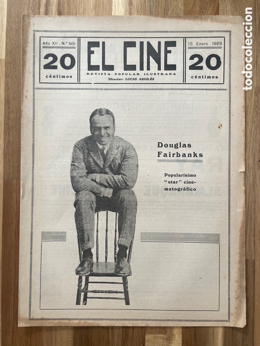 Cinema: El cine. Revista popular, ilustrada,. 13 de enero de 1923. N&uacute;mero 561.